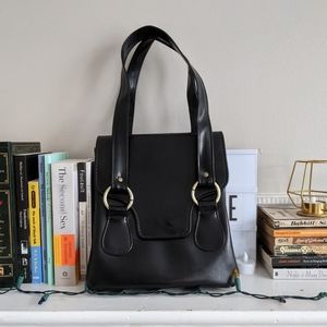 black vintage purse